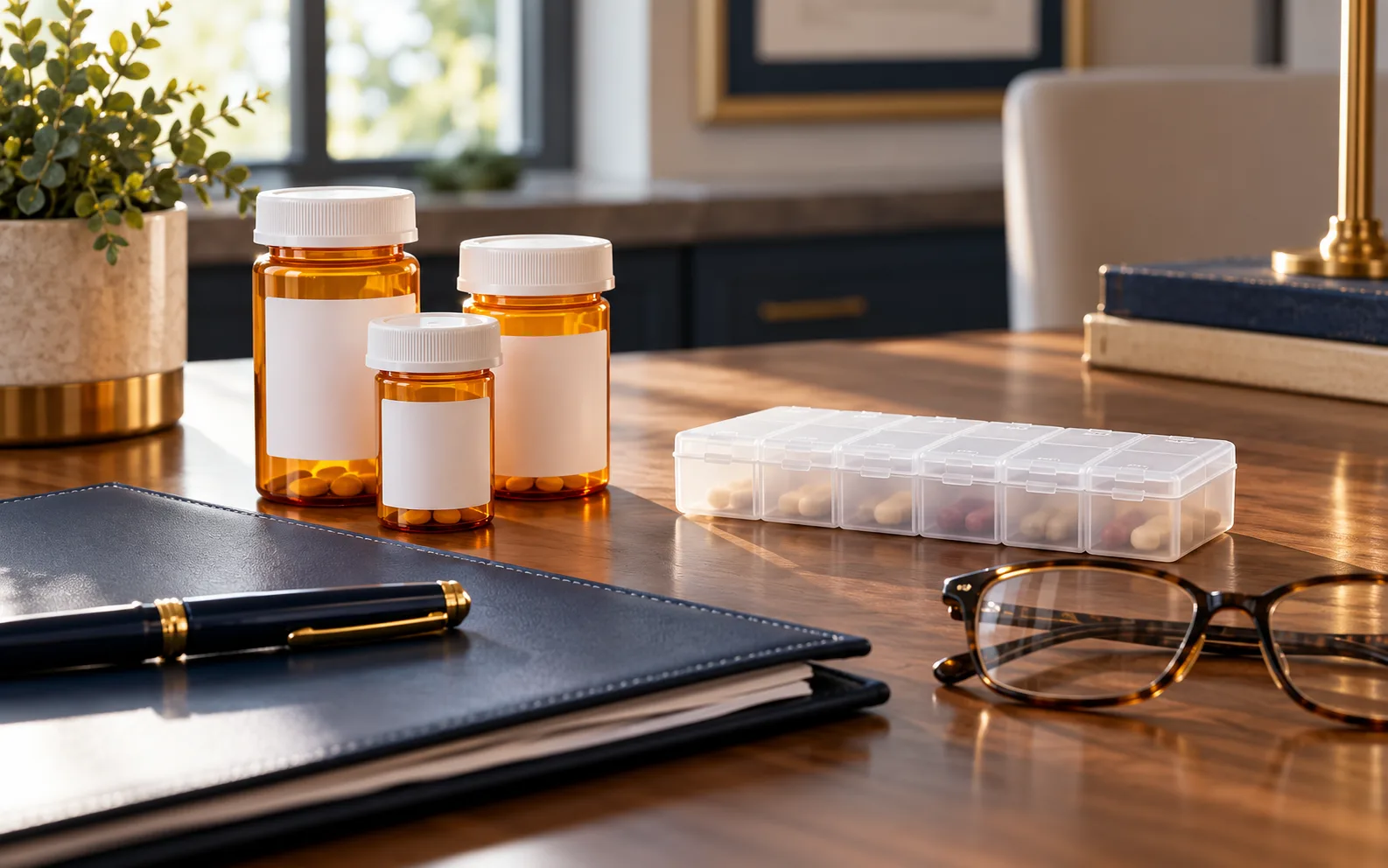 Medication review materials for a clinical conversation
